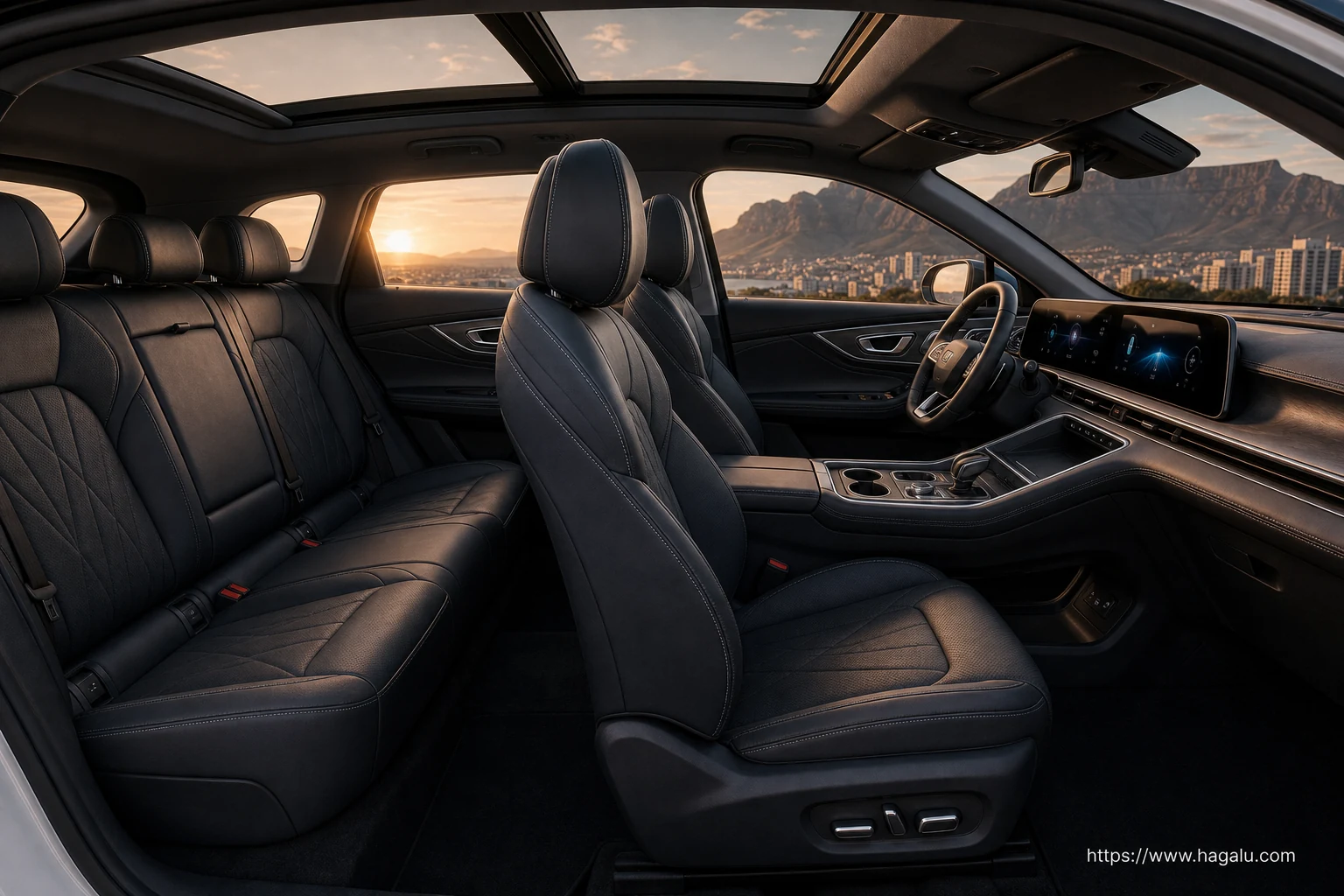 Omoda C9 interior view 3 for South African vehicle comparison