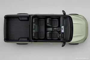 RIDDARA RD6 top-down seating layout showing the roof design and cabin arrangement in South Africa