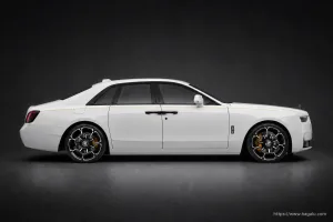 Rolls-Royce Black Badge Ghost exterior view 3 for South African vehicle comparison