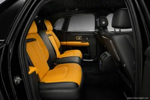 Rolls-Royce Black Badge Ghost interior view 3 for South African vehicle comparison