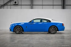 Rolls-Royce Black Badge Wraith exterior view 3 for South African vehicle comparison