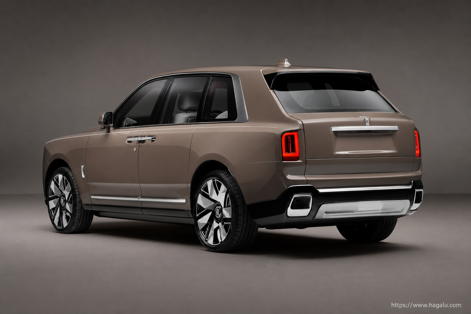 Rolls-Royce Cullinan rear three-quarter exterior showing the taillights, tailgate and rear design in South Africa