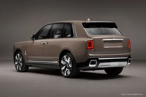 Rolls-Royce Cullinan rear three-quarter exterior showing the taillights, tailgate and rear design in South Africa