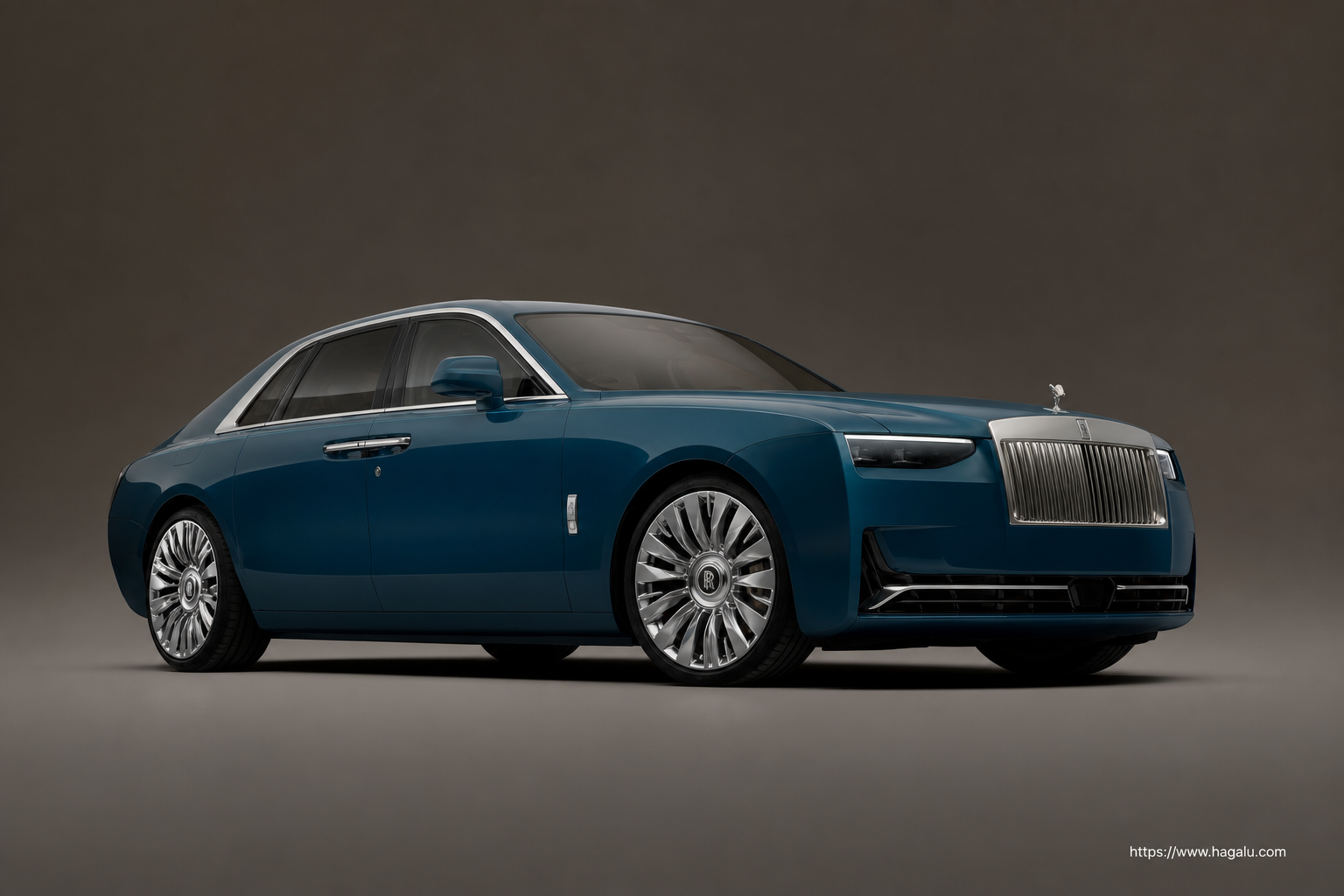 Rolls-Royce Ghost front three-quarter exterior showing the grille, headlights and body design in South Africa