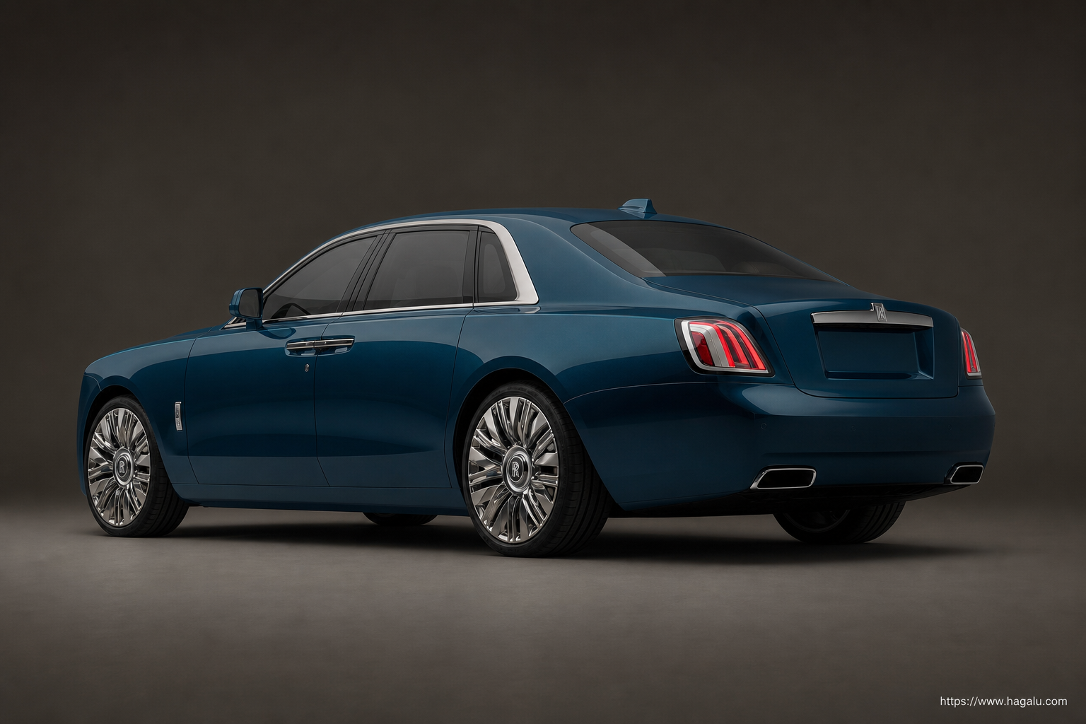 Rolls-Royce Ghost rear three-quarter exterior showing the taillights, tailgate and rear design in South Africa
