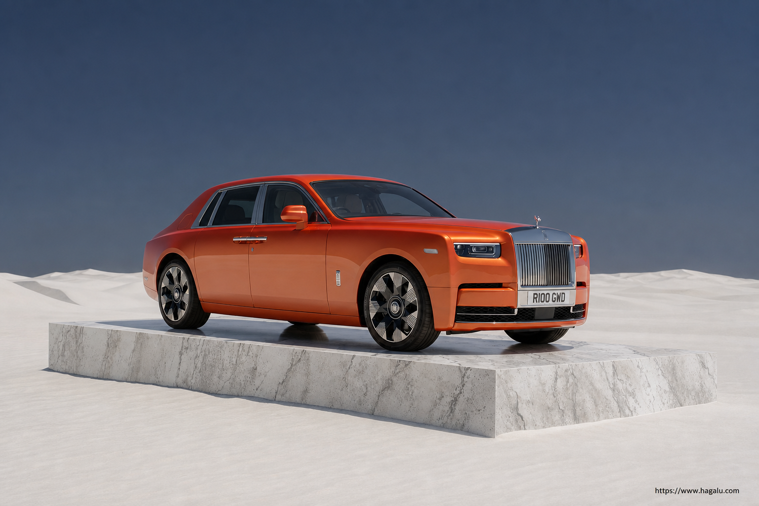 Rolls-Royce Phantom front three-quarter exterior showing the grille, headlights and body design in South Africa