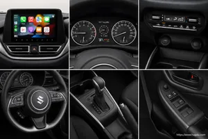 Suzuki Baleno interior view 2 for South African vehicle comparison
