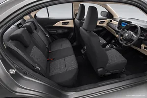 Suzuki Dzire interior view 3 for South African vehicle comparison