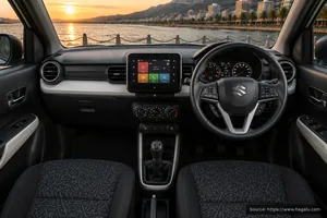 Suzuki Ignis interior view 1 for South African vehicle comparison
