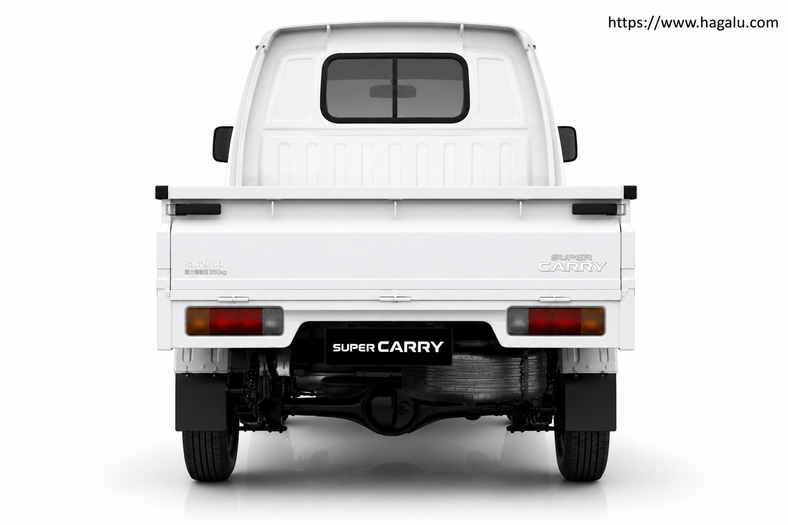 Suzuki Super Carry top-down seating layout showing the roof design and cabin arrangement in South Africa