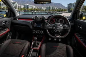Suzuki Swift Sport interior view 1 for South African vehicle comparison