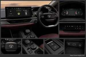 Tata Curvv interior view 2 for South African vehicle comparison