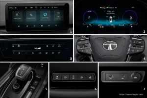 Tata Harrier interior view 2 for South African vehicle comparison