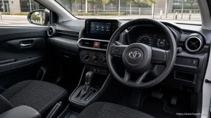 Toyota Agya interior view 1 for South African vehicle comparison