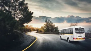 Toyota Coaster exterior view 5 — South Africa 2026