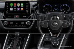 Toyota Corolla Sedan interior view 2 for South African vehicle comparison