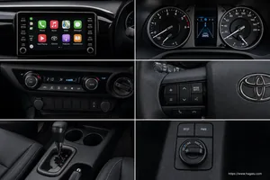 Toyota Hilux Double Cab interior view 2 for South African vehicle comparison