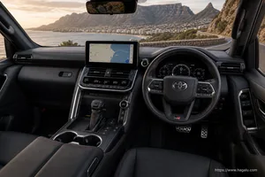 Toyota Land Cruiser 300 interior view 1 for South African vehicle comparison