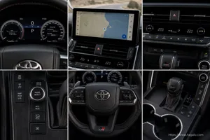 Toyota Land Cruiser 300 interior view 2 for South African vehicle comparison