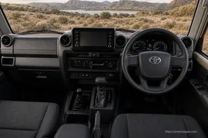 Toyota Land Cruiser 76 interior view 1 for South African vehicle comparison