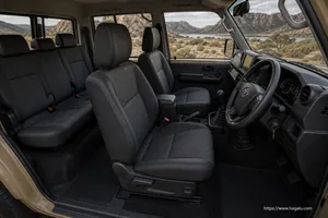 Toyota Land Cruiser 76 interior view 3 for South African vehicle comparison