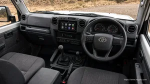 Toyota Land Cruiser 79 Double Cab interior view 1 for South African vehicle comparison