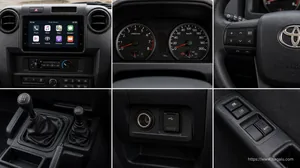 Toyota Land Cruiser 79 Double Cab interior view 2 for South African vehicle comparison