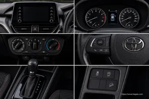 Toyota Starlet Cross interior view 2 for South African vehicle comparison
