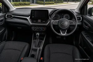 Toyota Starlet interior view 1 for South African vehicle comparison
