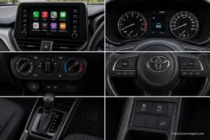 Toyota Urban Cruiser interior view 2 for South African vehicle comparison