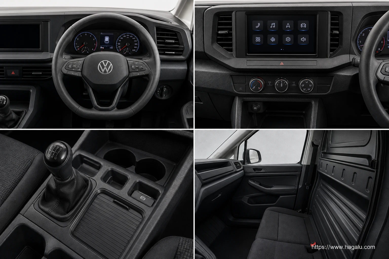 Volkswagen Caddy Cargo interior view 2 for South African vehicle comparison