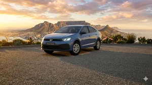 Volkswagen Polo Sedan exterior view 2 — South Africa 2026