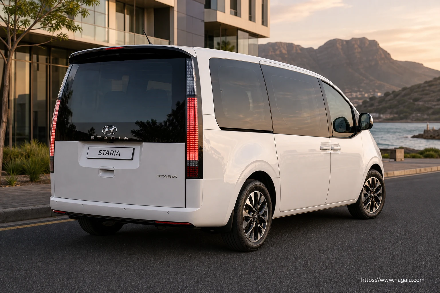 Hyundai Staria exterior view 2 for South African vehicle comparison