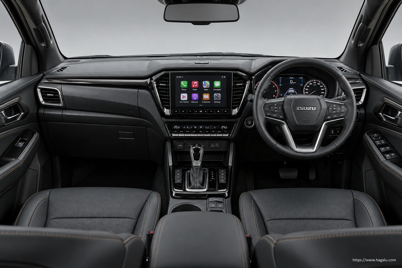 Isuzu D-Max V-Cross interior view 1 for South African vehicle comparison