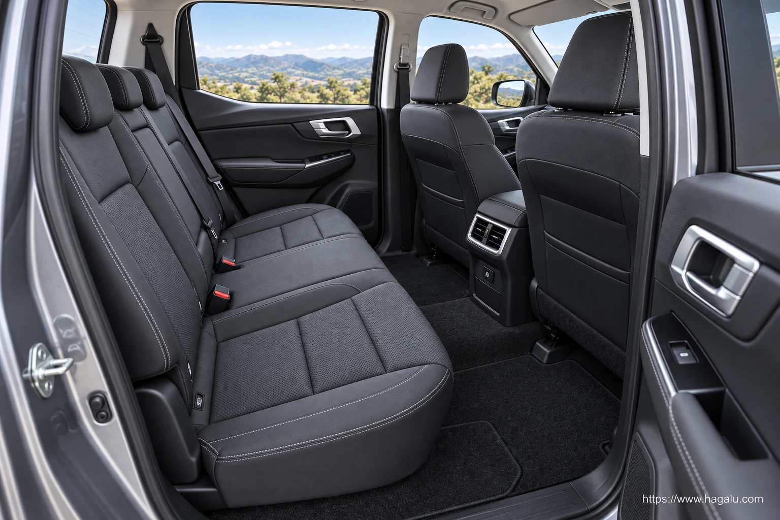 Isuzu D-Max V-Cross interior view 4 for South African vehicle comparison