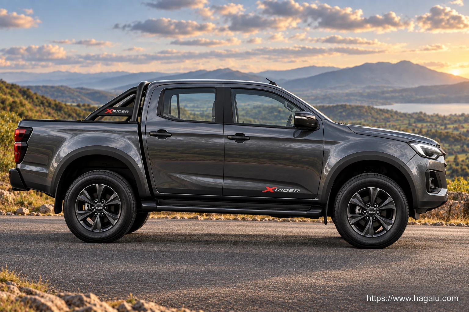 Isuzu D-Max X-Rider exterior view 3 for South African vehicle comparison