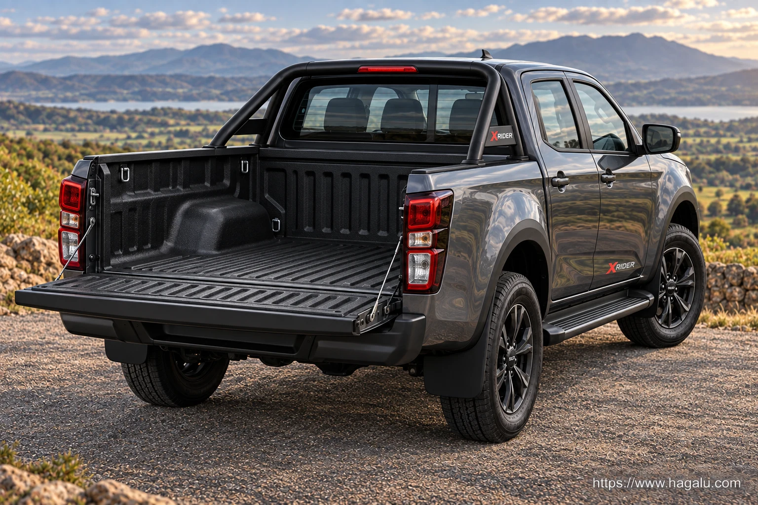 Isuzu D-Max X-Rider exterior view 5 for South African vehicle comparison