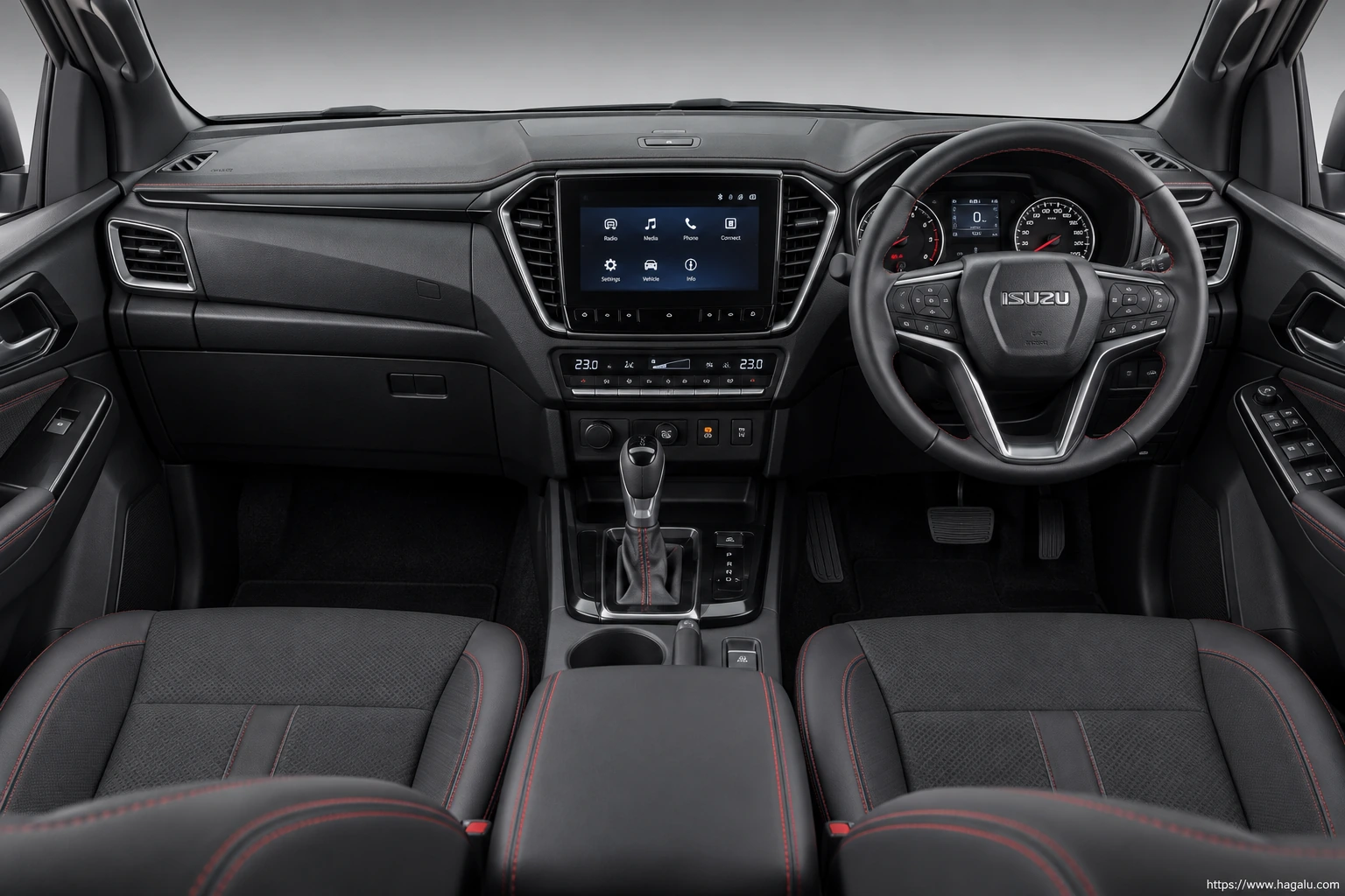Isuzu D-Max X-Rider interior view 1 for South African vehicle comparison