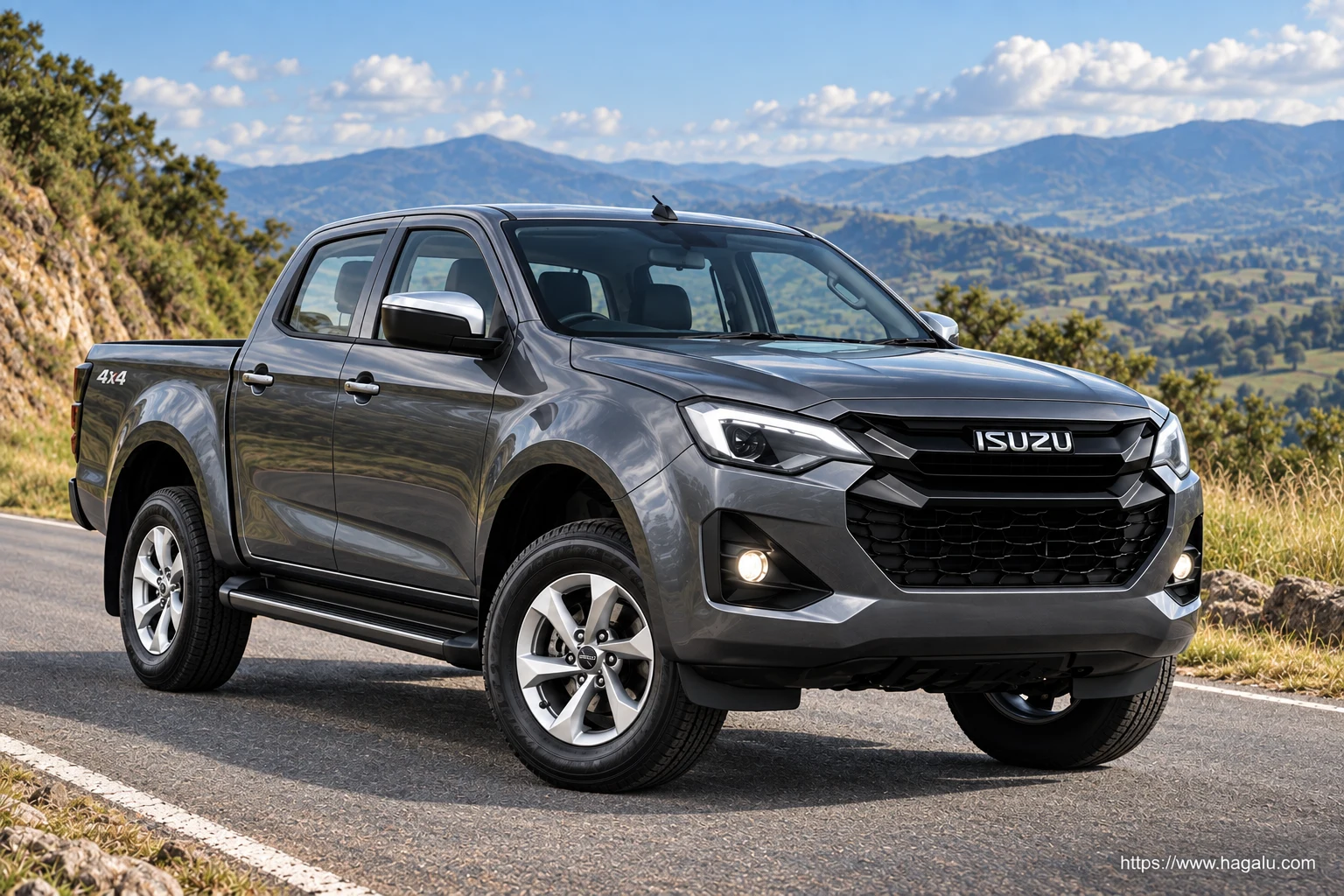 Isuzu D-Max exterior view 1 for South African vehicle comparison