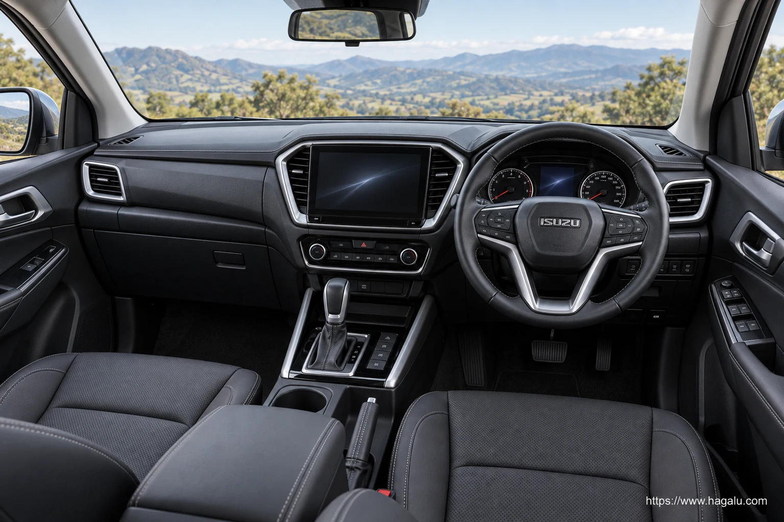 Isuzu D-Max interior view 1 for South African vehicle comparison
