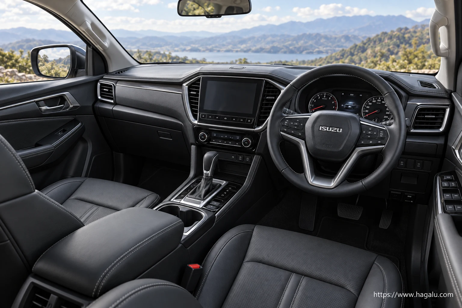 Isuzu mu-X interior view 1 for South African vehicle comparison