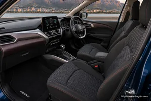 Suzuki Fronx interior view 3 for South African vehicle comparison