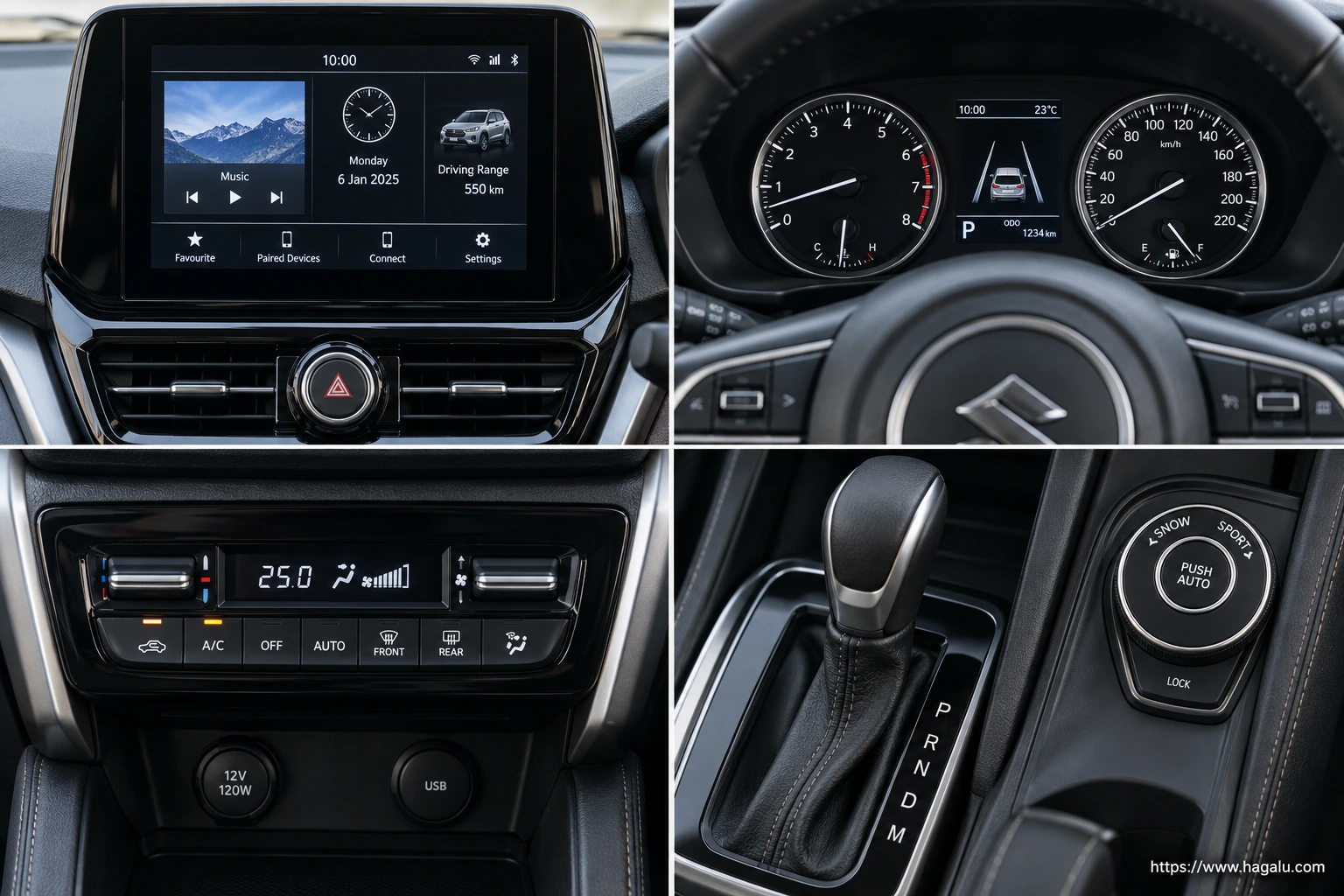 Suzuki Grand Vitara interior view 2 for South African vehicle comparison