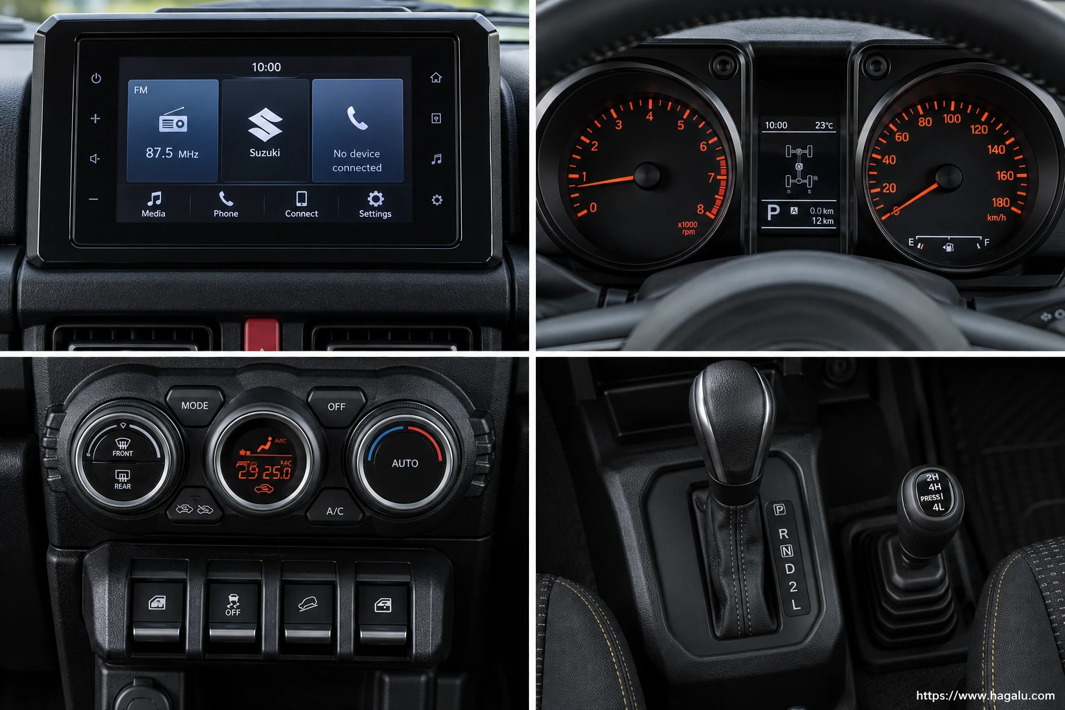 Suzuki Jimny interior view 2 for South African vehicle comparison