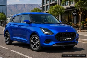 Suzuki Swift exterior view 1 for South African vehicle comparison