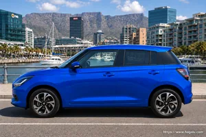 Suzuki Swift exterior view 3 for South African vehicle comparison