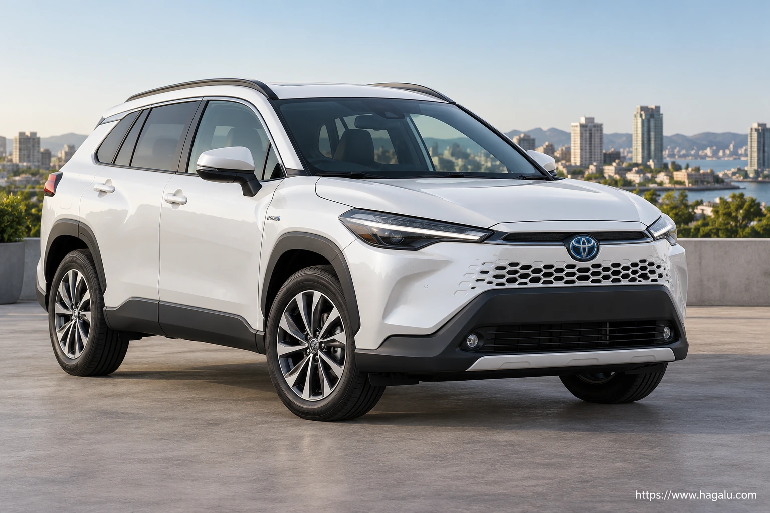 Toyota Corolla Cross Hybrid exterior view 1 for South African vehicle comparison