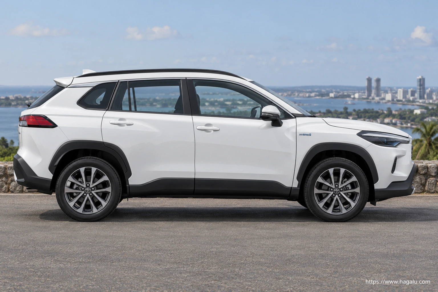 Toyota Corolla Cross Hybrid exterior view 3 for South African vehicle comparison