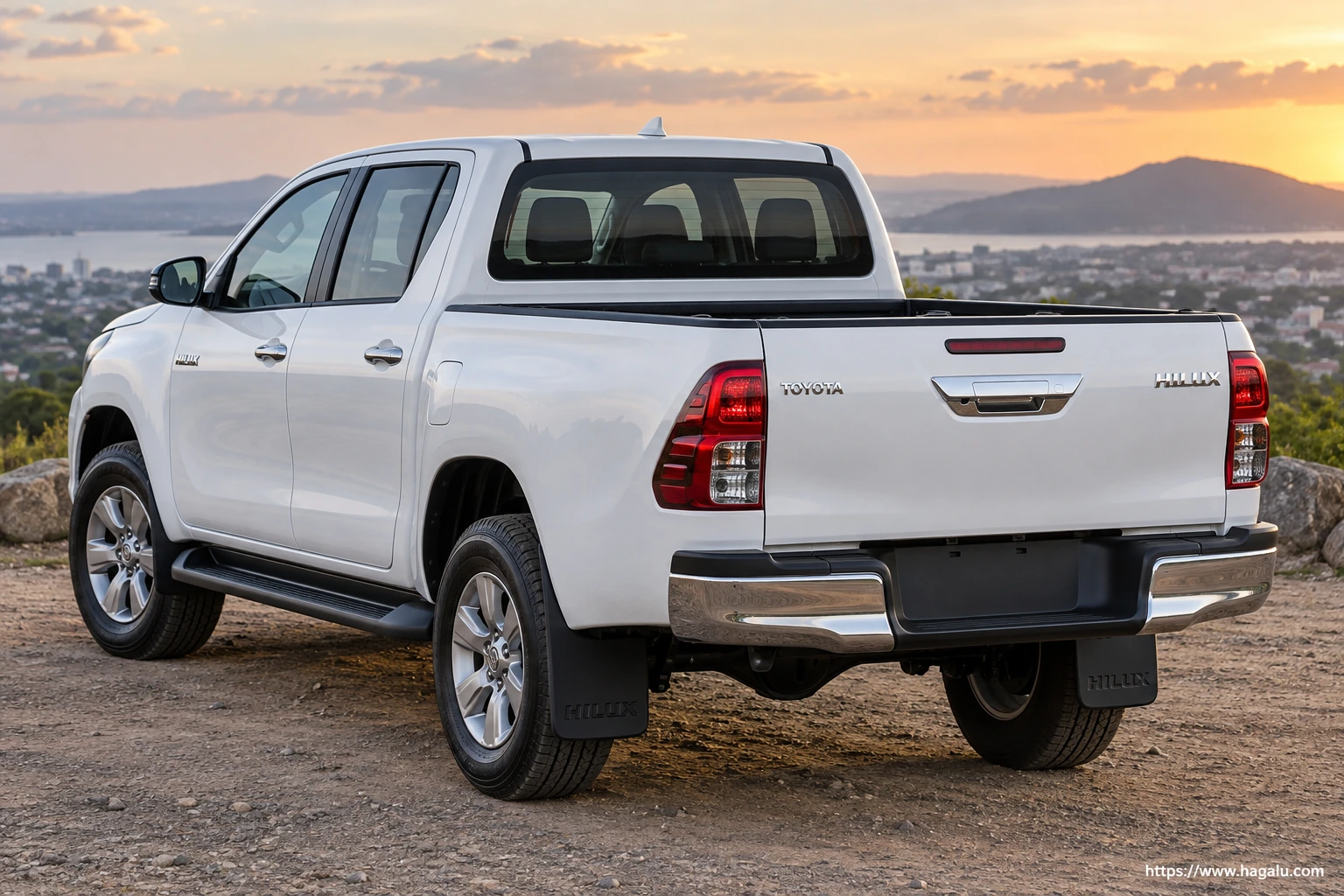 Toyota Hilux exterior view 2 for South African vehicle comparison