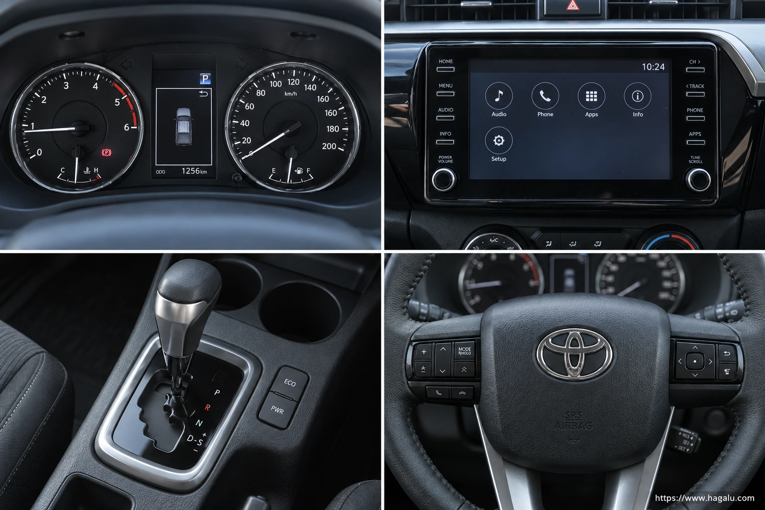 Toyota Hilux interior view 2 for South African vehicle comparison